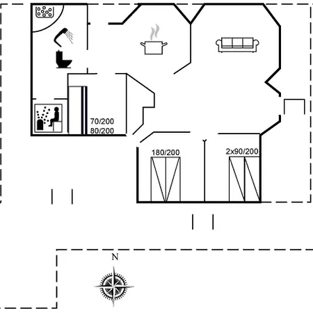 Hoghni - 300m From The Sea By Interhome Semesterbostad Sjolund